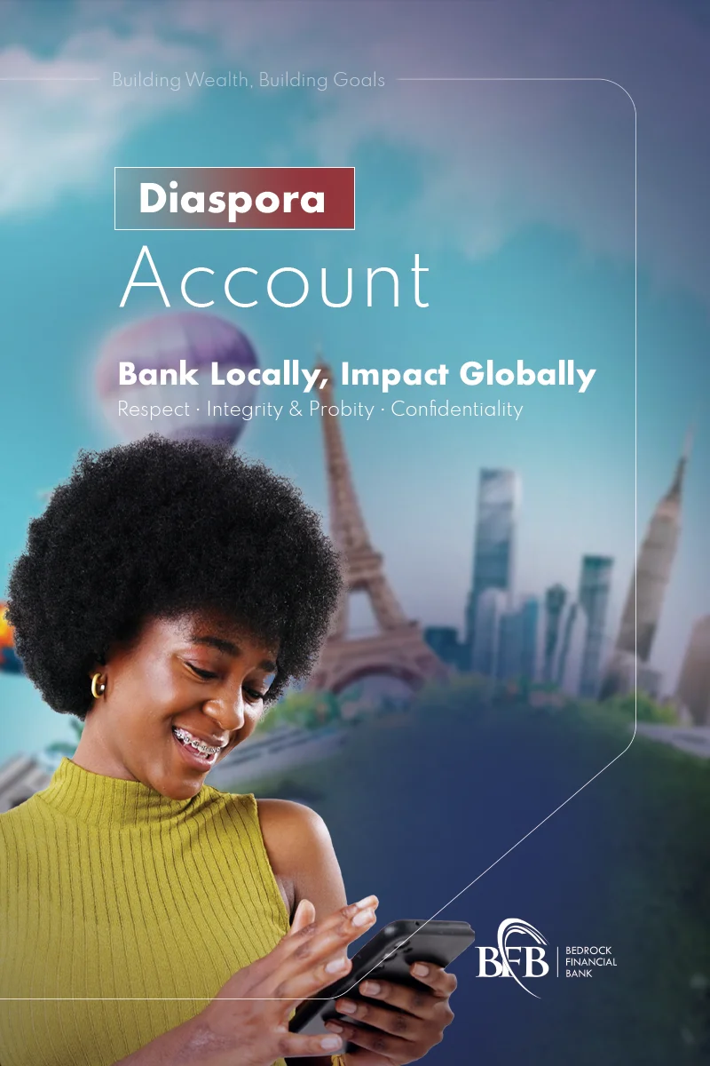 Diaspora Current Account — Bedrock Financial Bank